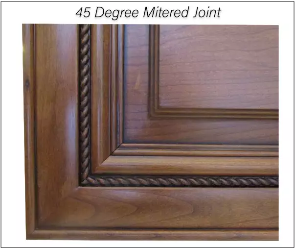 Cabinet Door at 45 degree Mitered Joints