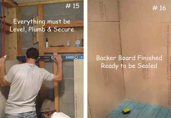 Checking the Alignment of the Backer Boards