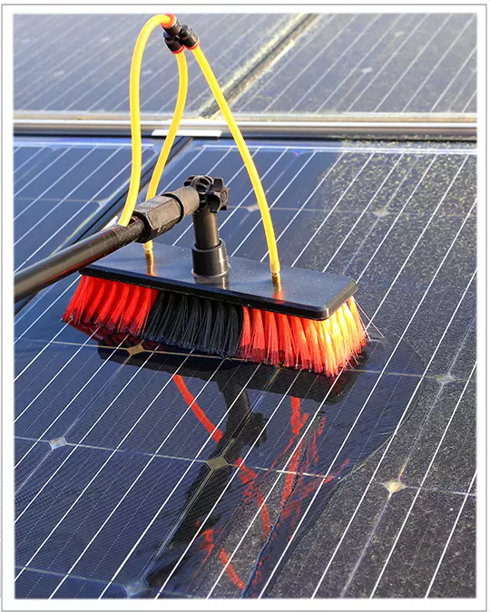Cleaning Solar Panels per Warranty